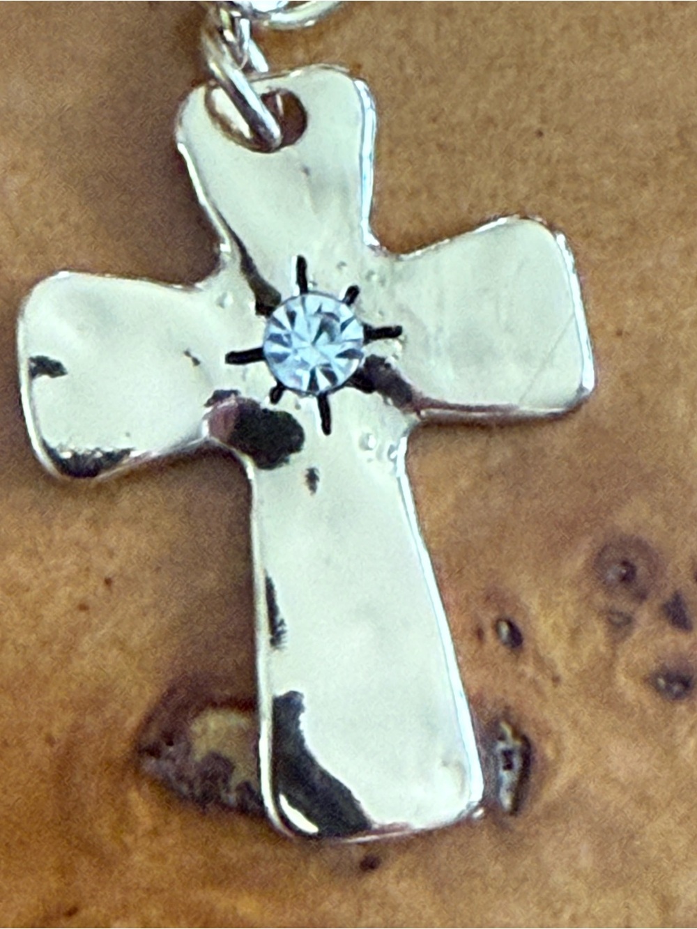 Gold Cross Pendant Layered Necklace - Women Jewelry